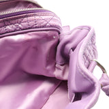 Dior Canage Handbag Nylon Purple