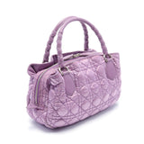 Dior Canage Handbag Nylon Purple