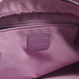 Dior Canage Handbag Nylon Purple