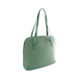 Louis Vuitton Lussac Epi Borneo Green Shoulder Bag Leather