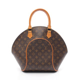 Sac à main vintage Louis Vuitton Ellipse Mm Monogram en cuir brun