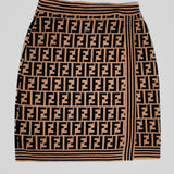 Fendi Zucca wool skirt