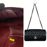 Chanel Shoulder Bag Black Lambskin