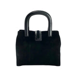 Gucci Handbag Black Suede