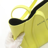 Balenciaga Everyday Xxs Handbag Tote Bag Leather Light Yellow