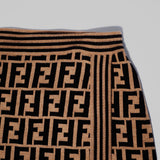 Fendi Zucca wool skirt