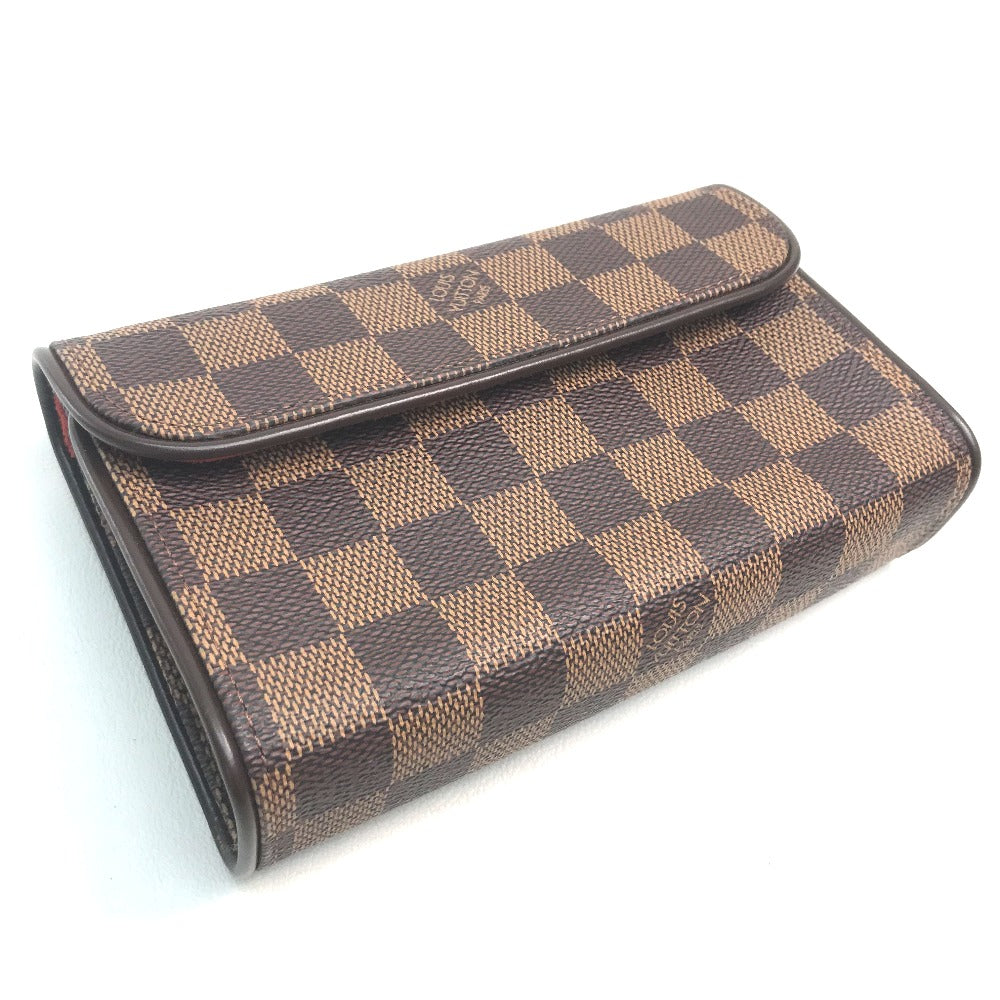 Pochette Florentine Damier Louis Vuitton Vintage Marron