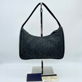 Prada Wool Hobo Handbag