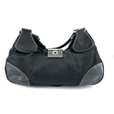 Prada shoulder bag black leather                             shoulder-bags                              [object Object] undefined undefined