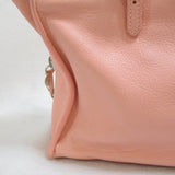 Balenciaga The Paper Handbag Leather Pink