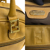 Fendi Handbag Beige Leather