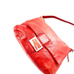 Fendi Mamma Baguette Vintage Cuir Rouge