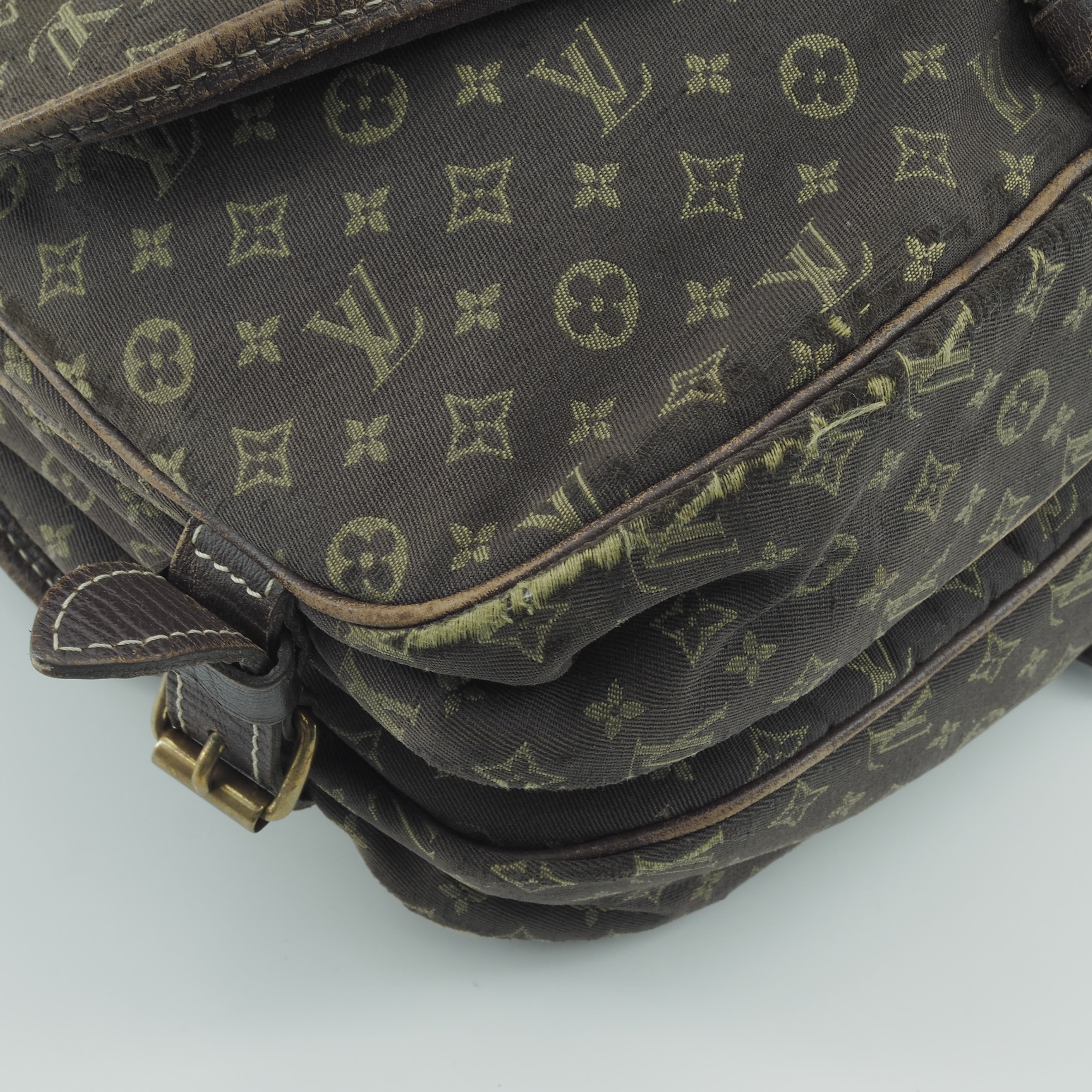 Louis Vuitton Saumur 30 Cross-body bags LOUIS VUITTON Brown Cotton