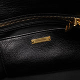 Miu Miu Handbag Leather Black Logo