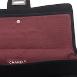 Chanel 2.55 Vintage Noir en Coton Double Flap