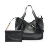 Stella Mccartney Stella Logo Handbag Tote Bag Fake Leather Black