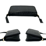 Celine Shoulder Bag Black Leather