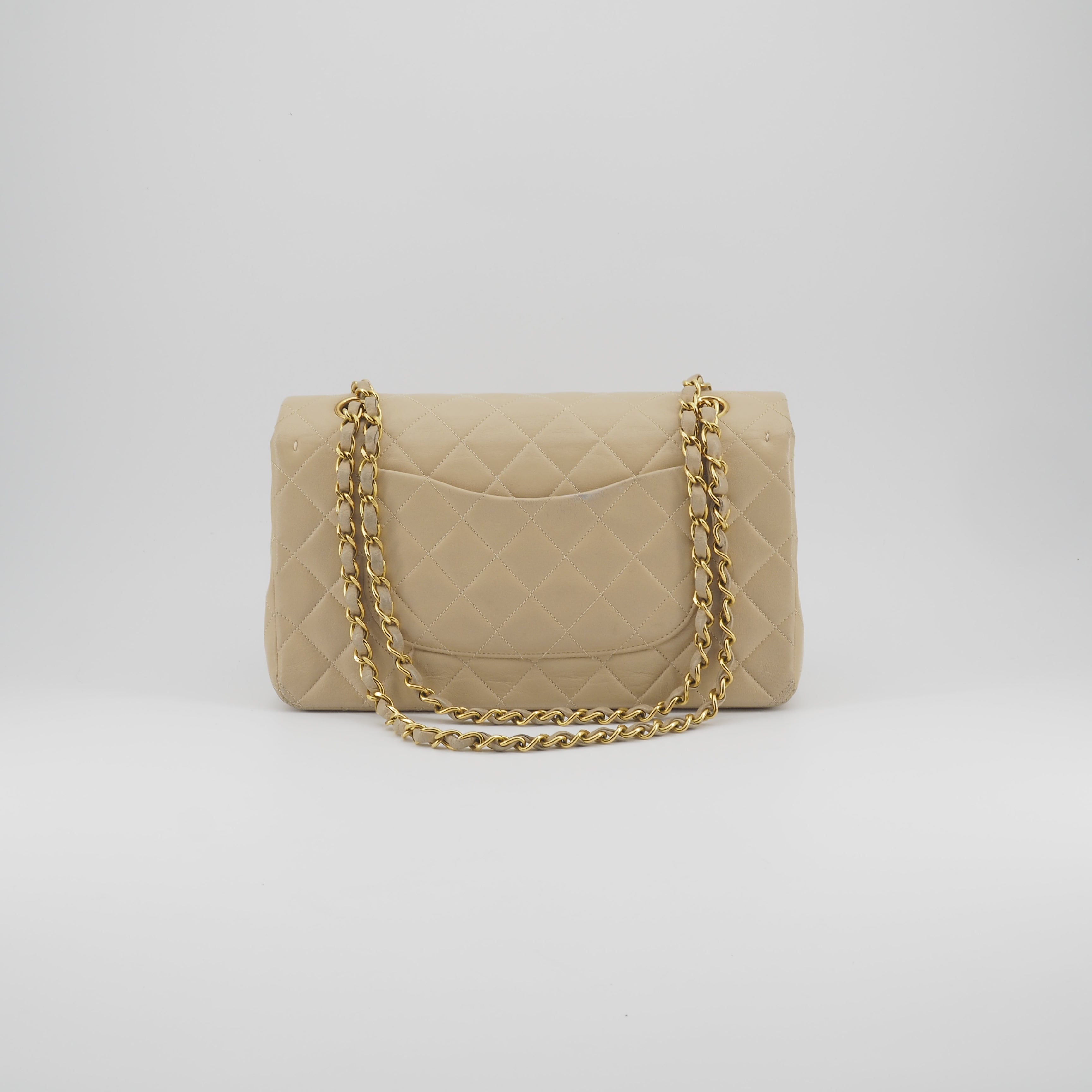 Timeless 25 Beige Shoulder bags CHANEL Neutrals Leather