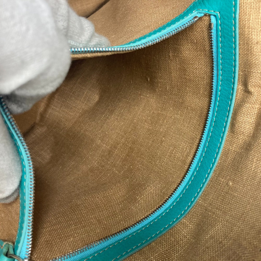 Fendi 8Bh033 Vintage Sac À Main Céréale Femme Cuir Bleu