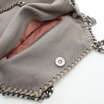 Stella McCartney Vintage Sac épaule Falabella Mini en Simili cuir Gris