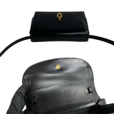 Gucci Shoulder Bag Black Leather