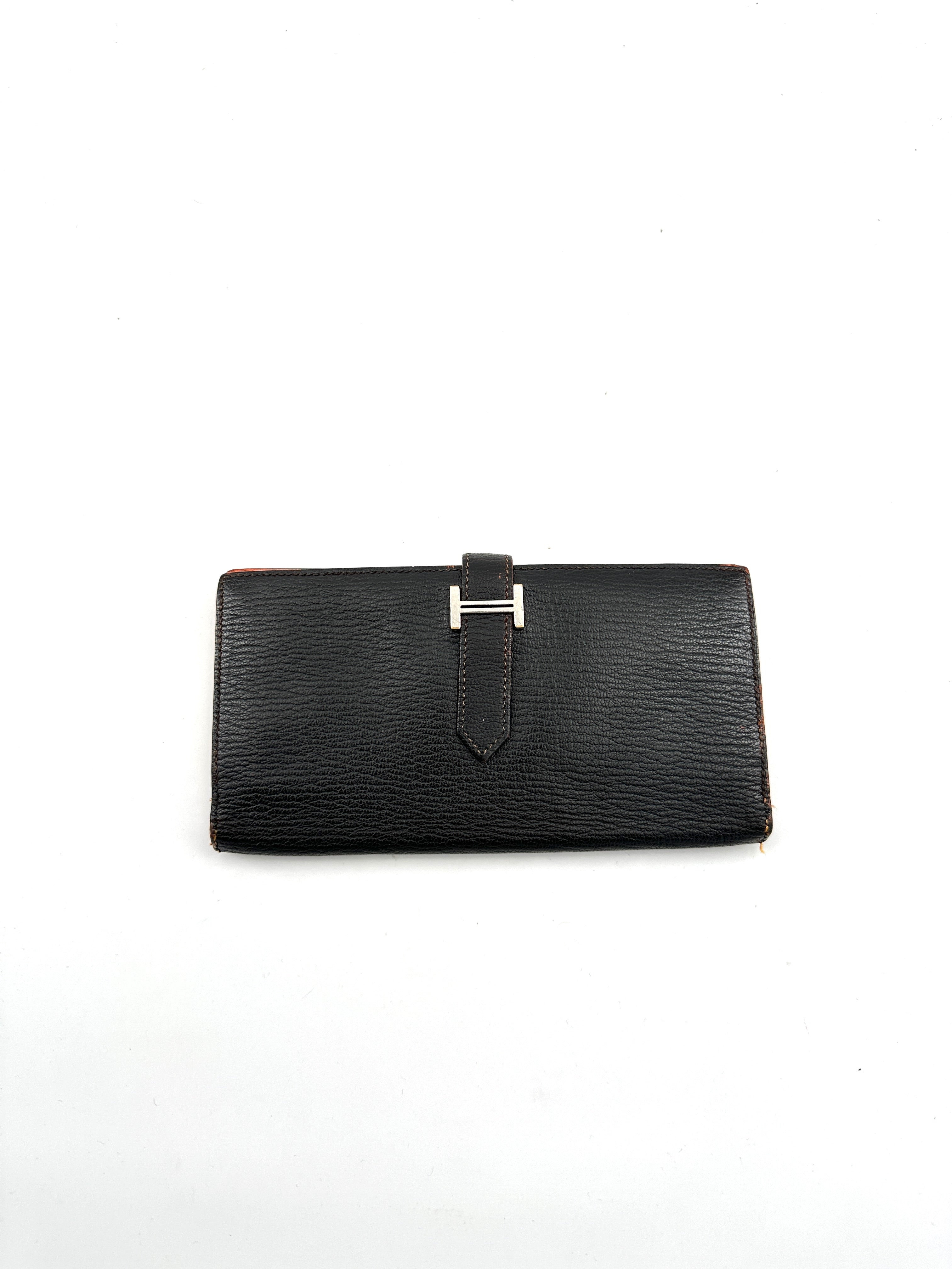 Hermes wallet black                             wallets                              [object Object] undefined undefined