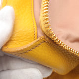 Miu Miu Vitello Caribu Handbag Leather Yellow