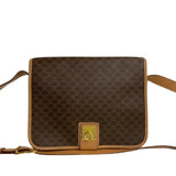 Celine Shoulder Bag Brown Leather