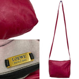 Loewe Shoulder Bag Pink Leather