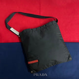 Prada Shoulder Bag Black Nylon