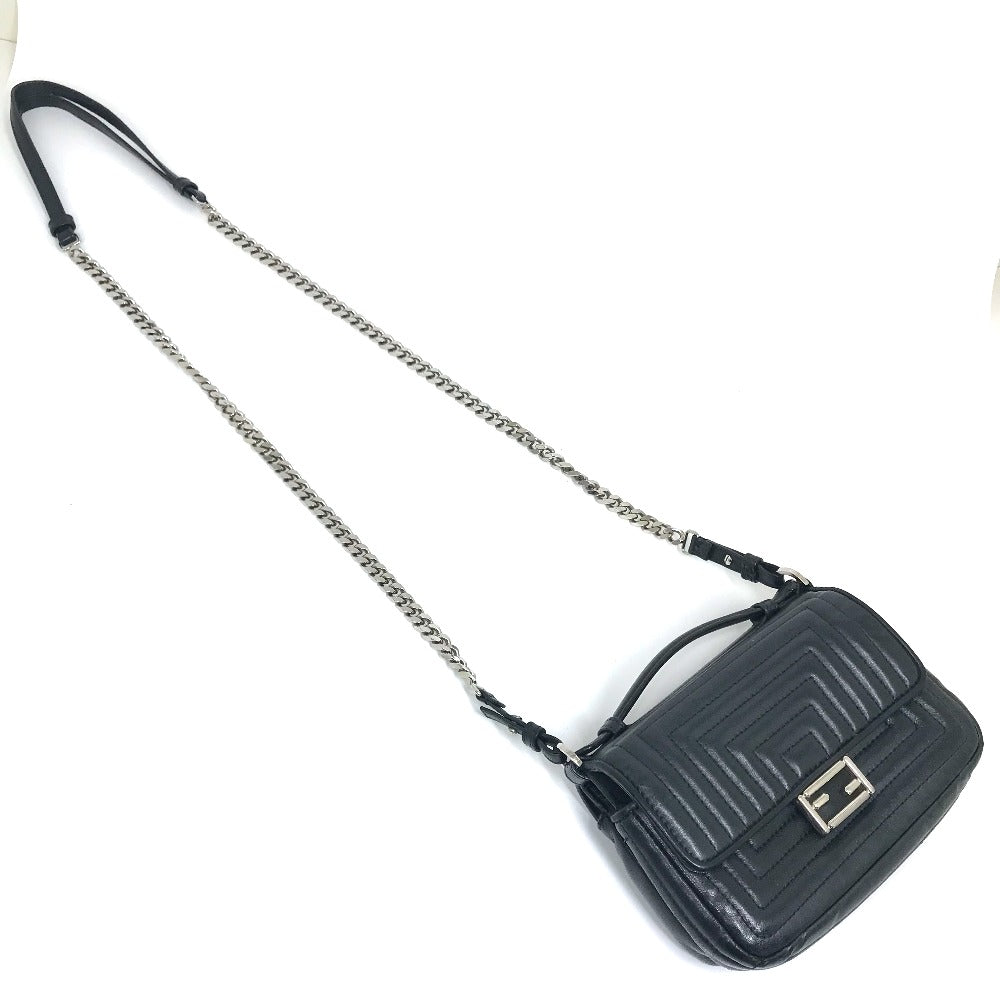 Pochette Metis Fendi 8M0371 Mini Sac à Main Vintage Cuir Noir