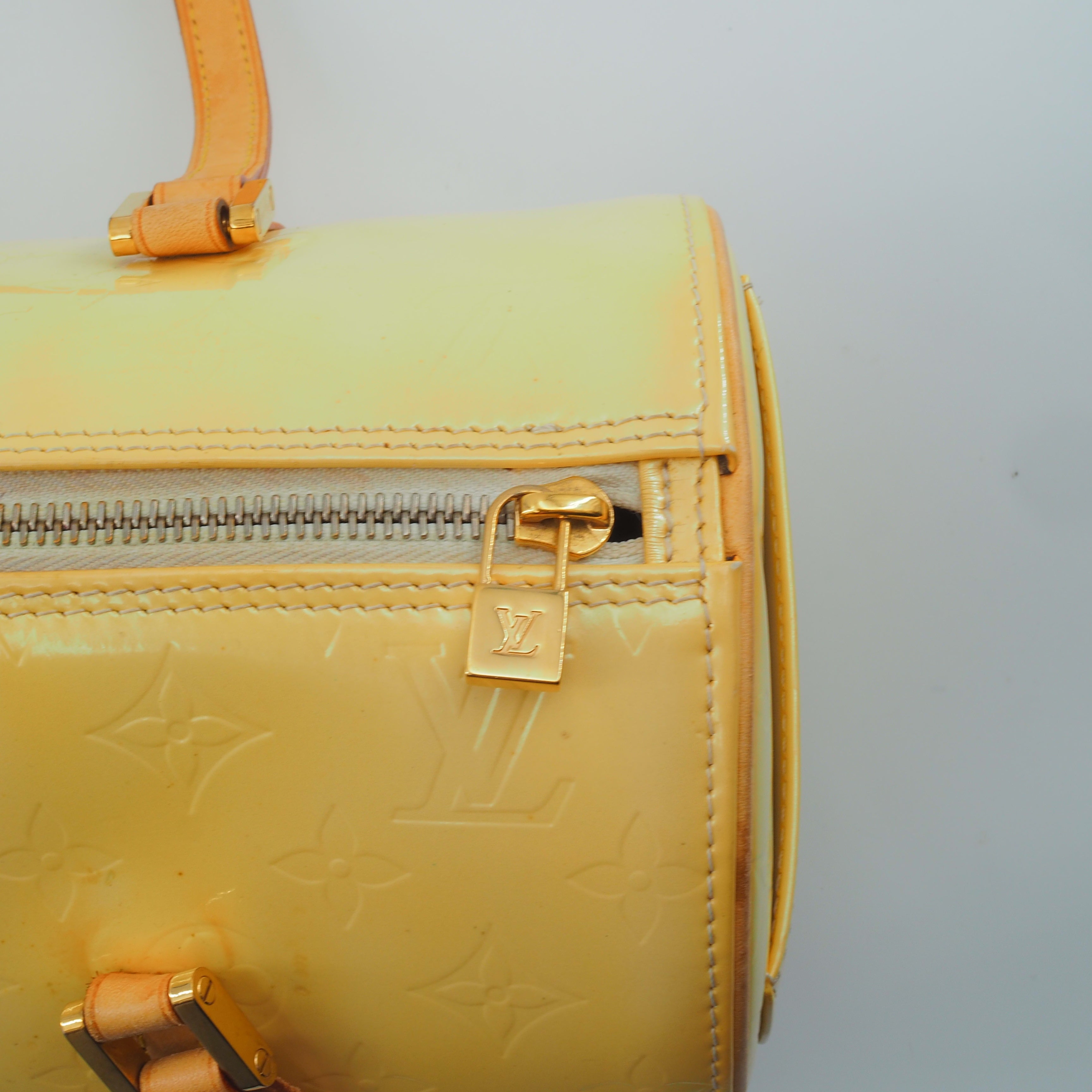 Monogram Vernis Bedford Vintage Jaune by LOUIS VUITTON