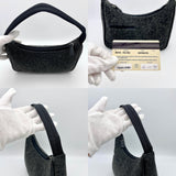 Prada Wool Hobo Handbag