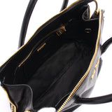 Miu Miu Handbag Leather Black Logo