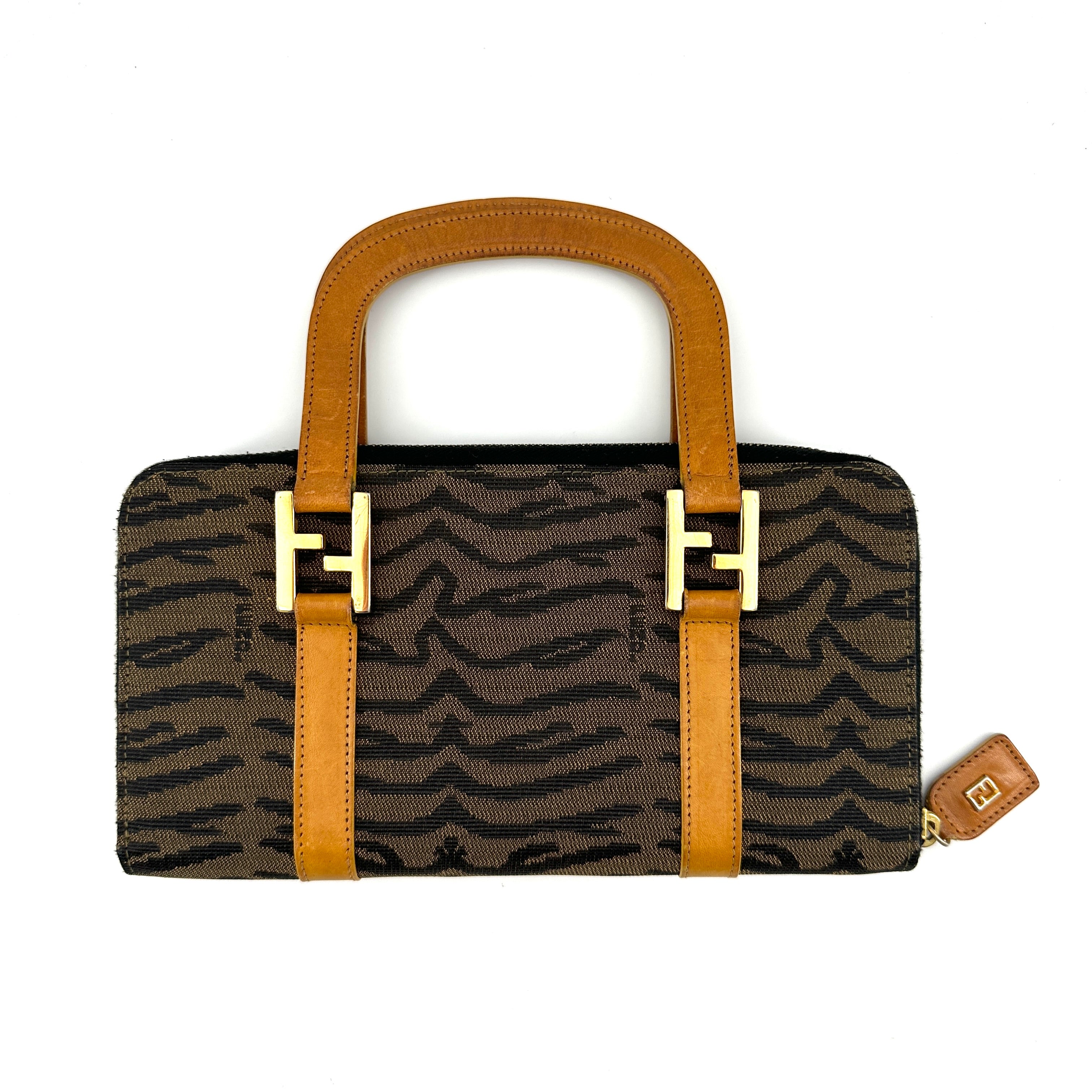 Fendi Wallet Zebra Canvas                              wallets                              [object Object] undefined undefined