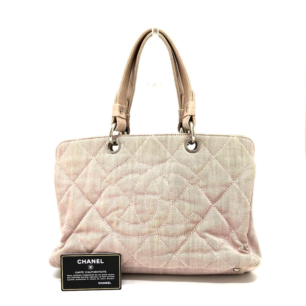 Sac à main vintage Chanel Coma Mark Cc Matelassé Rose