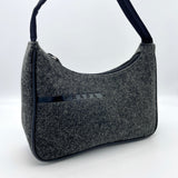 Prada Wool Hobo Handbag