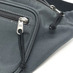 Sac banane vintage Balenciaga 482389 en nylon gris