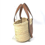 Sac Cabas Vintage Loewe Anagram en Raphia Beige