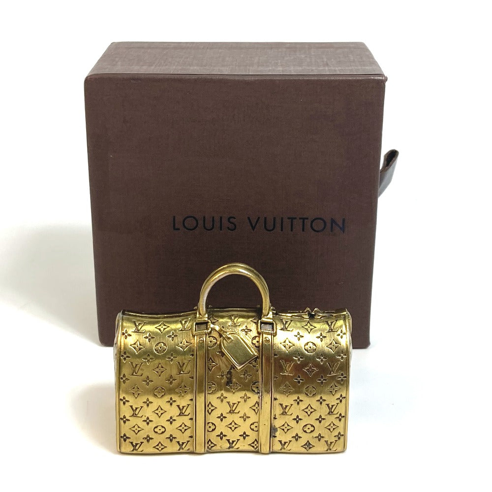 Presse-papiers vintage Louis Vuitton Monogram Boston Bag Metal