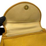 Dior Handbag Yellow Leather