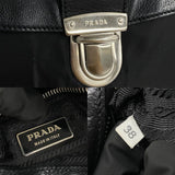 Prada Shoulder Bag Black Leather