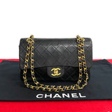 Chanel Handbag Black Leather