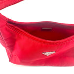 Sac Hobo Prada vintage en nylon rouge