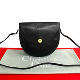 Dior Shoulder Bag Black Leather