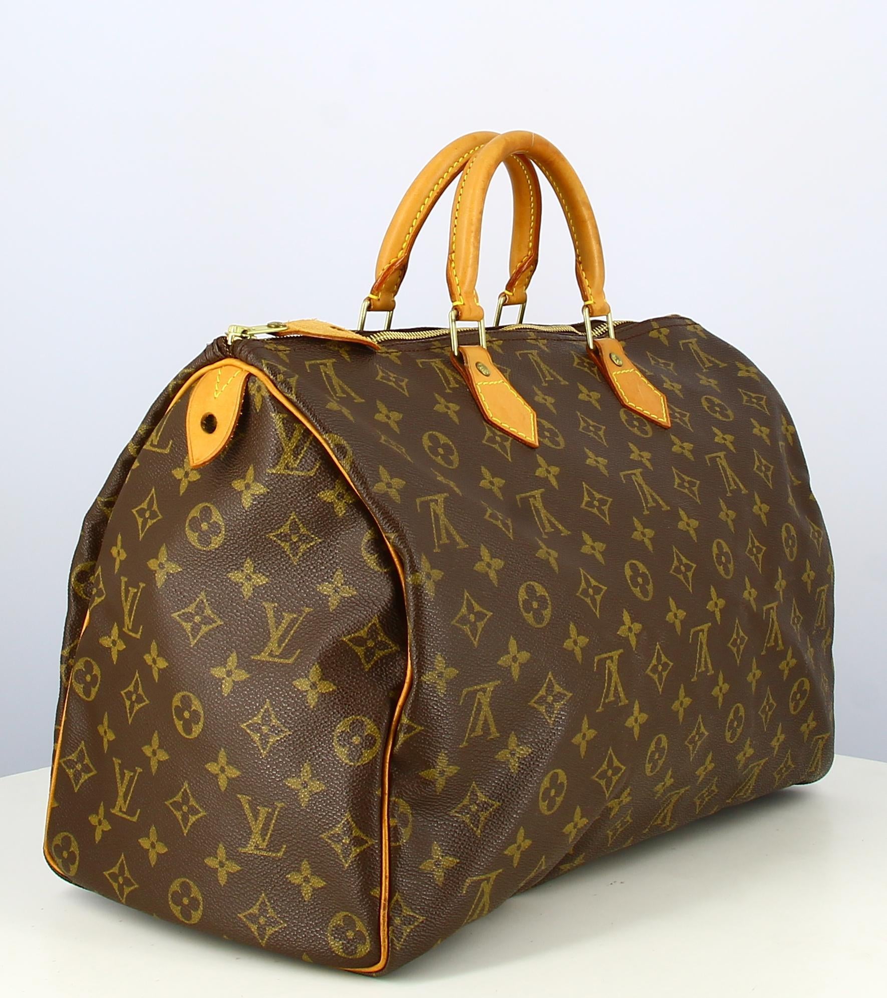 Sac à main vintage Louis Vuitton Speedy 40 Monogram en toile